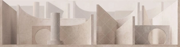 London Art 21017 04 Exclusive Zephir Town - mural geometryczny