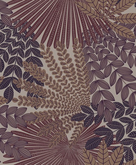 Boras Tapeter 2260 Treasured Velvet Leaves - tapeta w liście