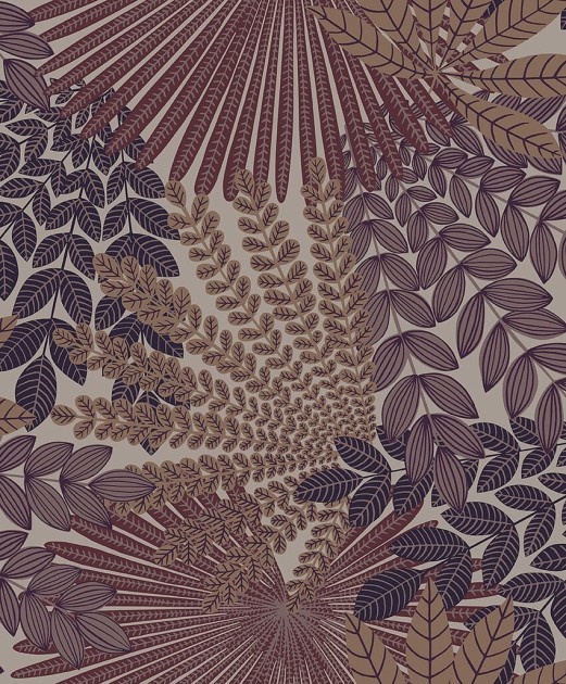 Boras Tapeter 2260 Treasured Velvet Leaves - tapeta w liście