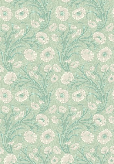 Boras Tapeter 2271 Treasured Poppy Flow  - tapeta w maki