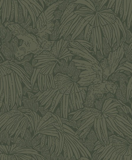 Boras Tapeter 2277 Treasured Hidden Parrot  - tapeta tropikalna