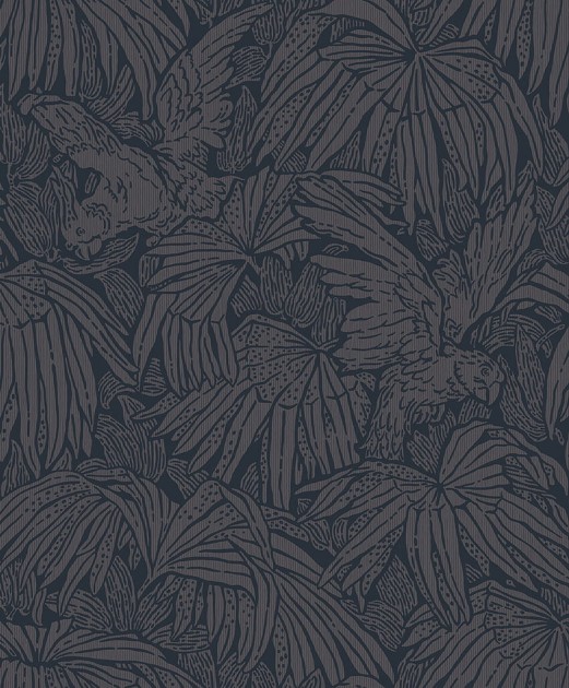 Boras Tapeter 2278 Treasured Hidden Parrot  - tapeta tropikalna