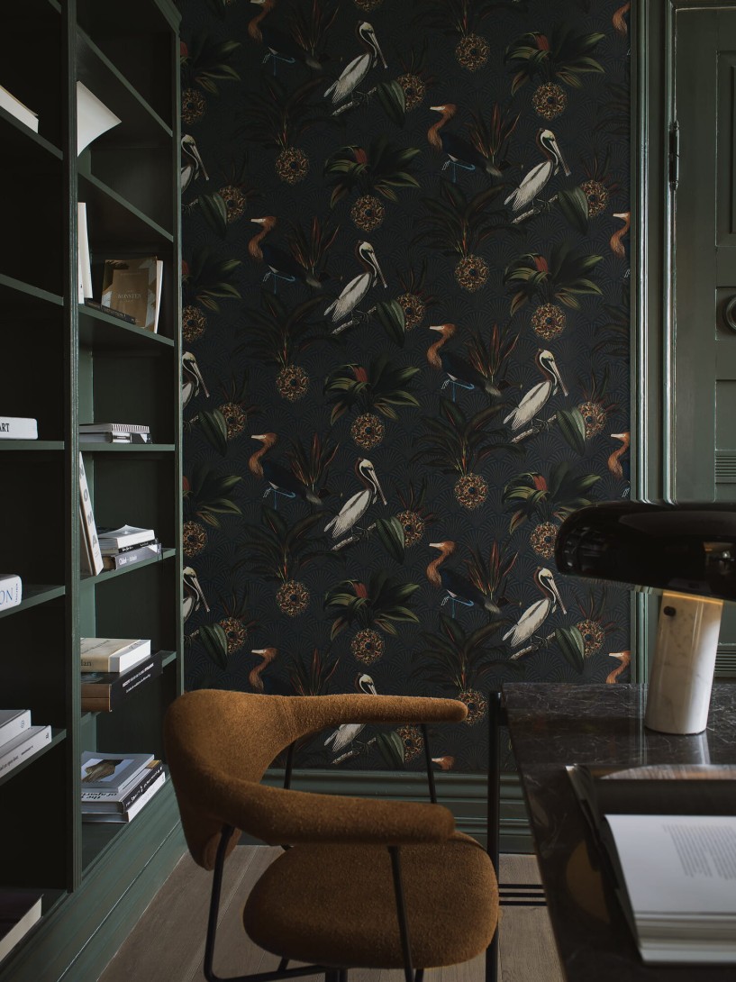 Boras Tapeter 2279 Treasured Sapphire Birds - tapeta w ptaki