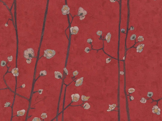 BN Walls 220020 Van Gogh 2 - tapeta sad śliwkowy