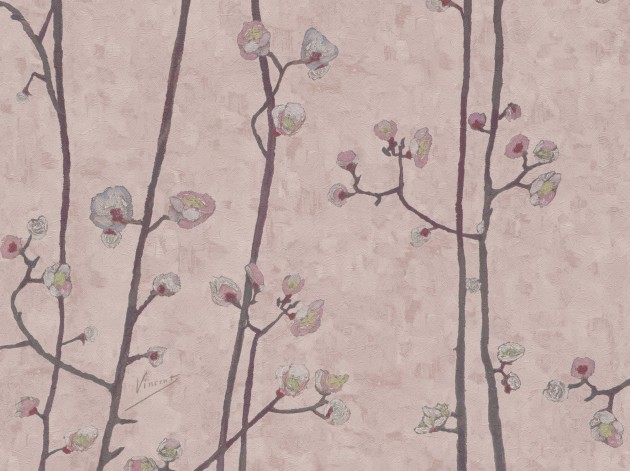 BN Walls 220021 Van Gogh 2 - tapeta sad śliwkowy