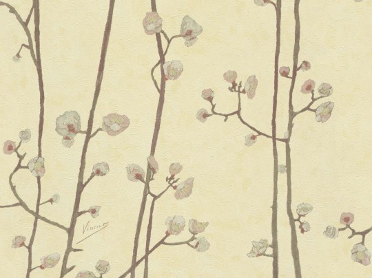 BN Walls 220025 Van Gogh 2 - tapeta sad śliwkowy