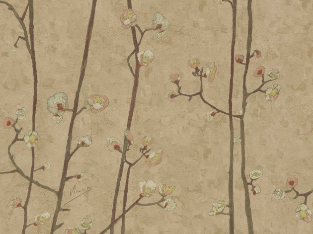 BN Walls 220026 Van Gogh 2 - tapeta sad śliwkowy