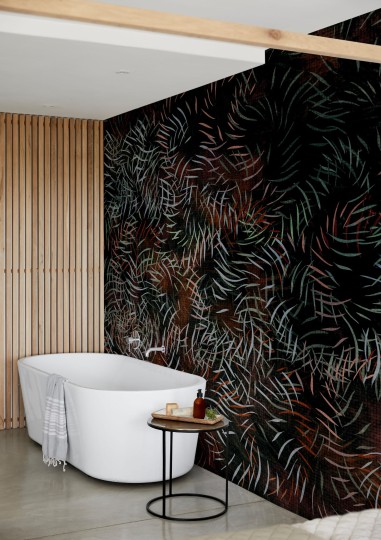 Wall & Deco WET_WD2102 Wet System Wind Dance - mural liście