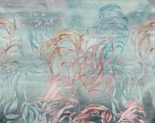 Wall & Deco WET_FT2101 Wet System Fluttuante - mural morze