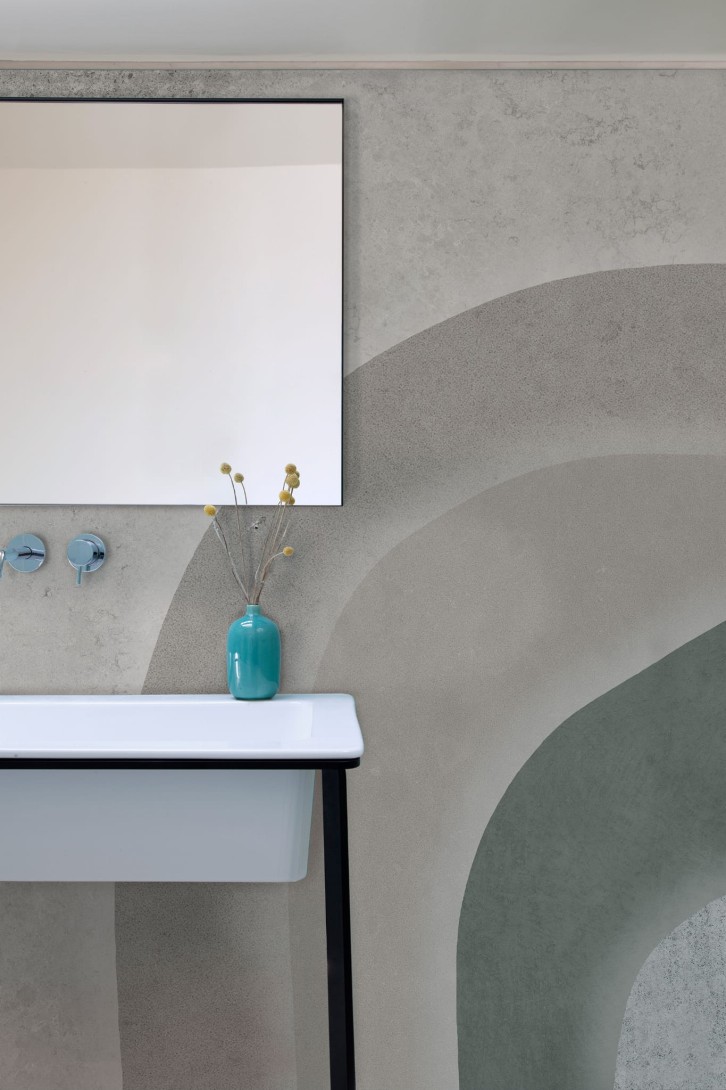 Wall & Deco WET_LA2102 Wet System Lagon - mural półokręgi