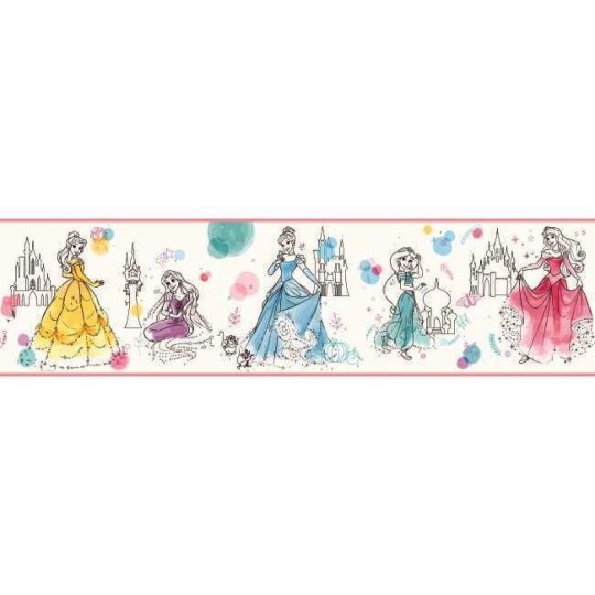 Border York Disney Kids Vol. 4 DI1021BD Disney Princess Pretty Elegant