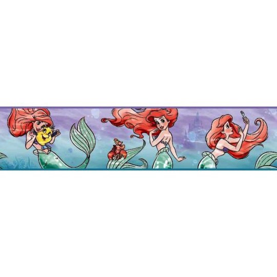 Border York Disney Kids Vol. 4 DI1016BD Disney The Little Mermaid Ariel & Friends