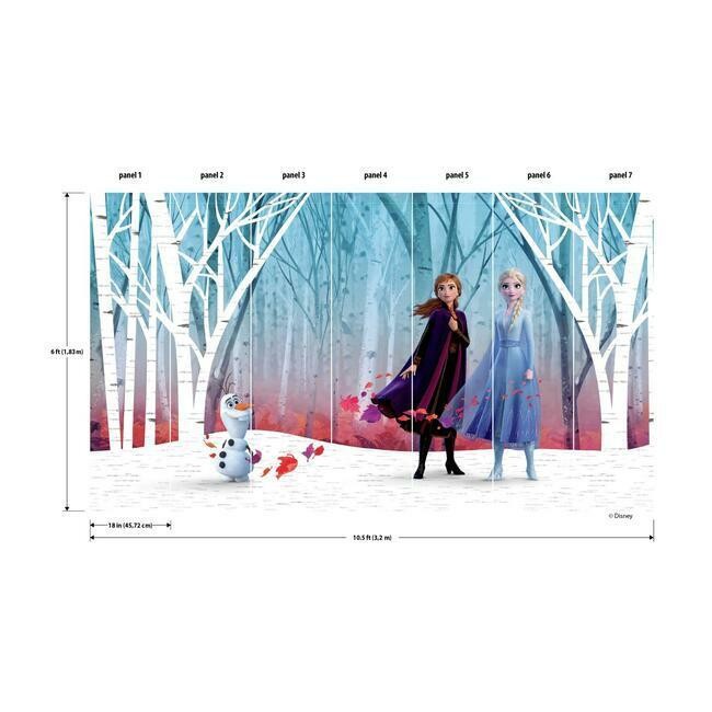 Mural York Disney Kids 4 RMK11415M Frozen 2 Woodland Tree