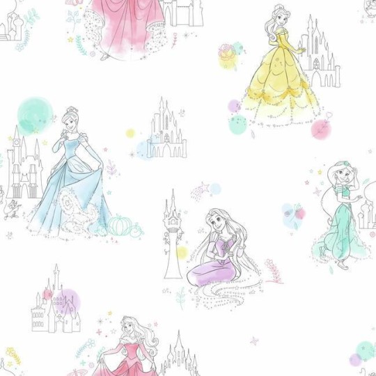 Tapeta York Disney Kids 4 DI0968 Disney Princess Pretty Elegant