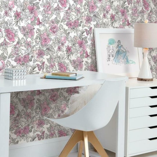 Tapeta York Disney Kids 4 DI0965 Disney Princess Royal Floral