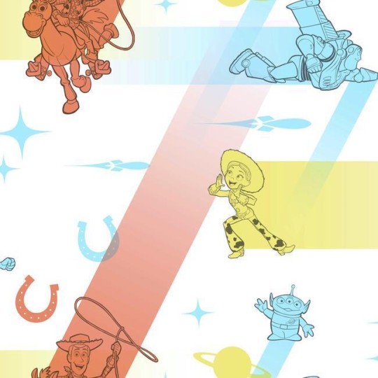 Tapeta York Disney Kids 4 DI0924 Disney and Pixar Toy Story 4 Retro