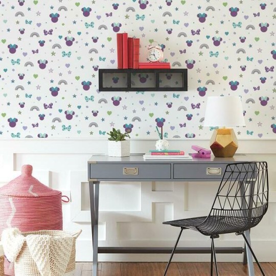 Tapeta York Disney Kids 4 DI0990 Minnie Mouse Rainbow