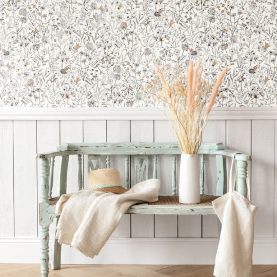 Caselio 103000215 Nos Gravures JARDIN DE GIVERNY - tapeta ogród