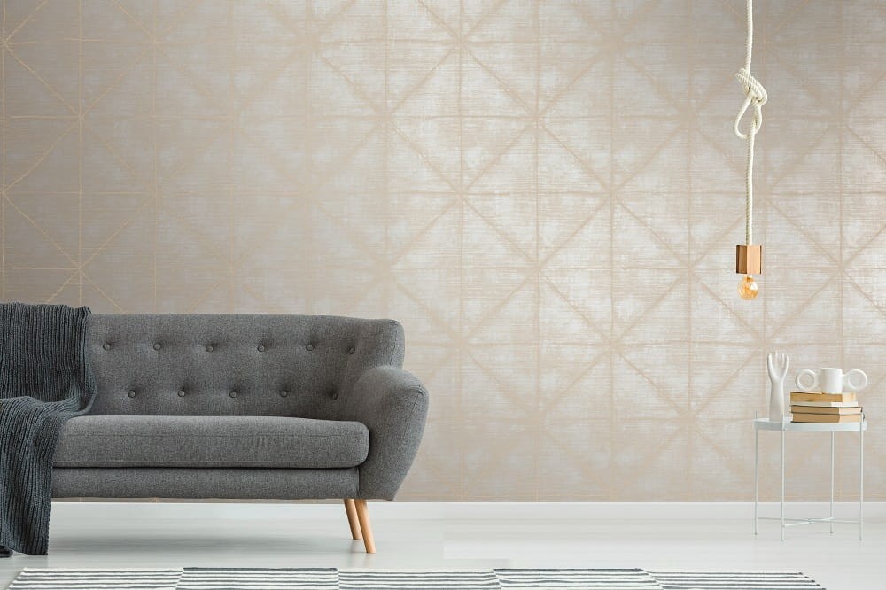 Texam LX208 Lux Quantum - tapeta satynowa o geometrycznym wzorze