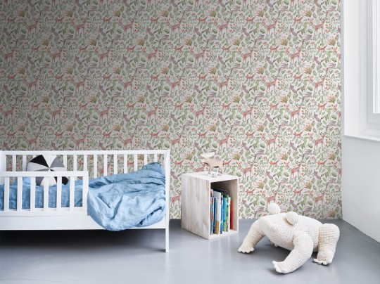 BN Walls 220700 Doodleedo Catch me if you can - tapeta zwierzątka lasu