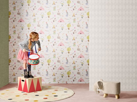 BN Walls 220740 Doodleedo Join the circus - tapeta cyrk