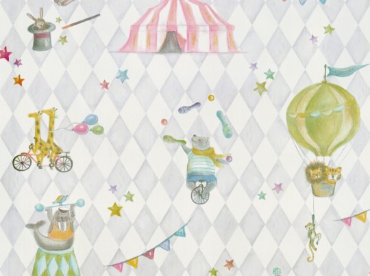BN Walls 220741 Doodleedo Join the circus - tapeta cyrk