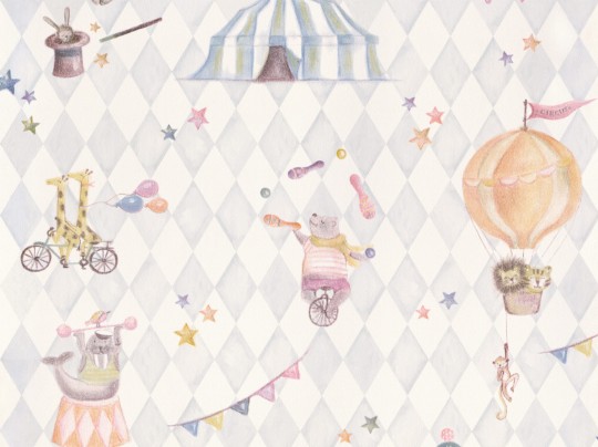BN Walls 220742 Doodleedo Join the circus - tapeta cyrk