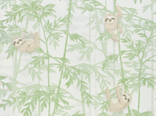 BN Walls 220712 Doodleedo Hanging in there - tapeta leniwce