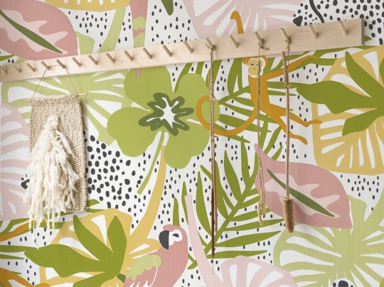 BN Walls 220721 Doodleedo Hide and Seek - tapeta biały gepard