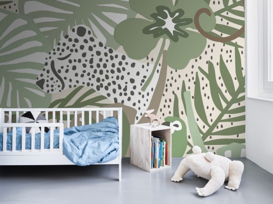 BN Walls 300439 Doodleedo Into The Wild XL - mural tropikalne zwierzątka