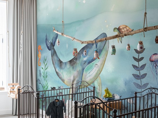 BN Walls 300441 Doodleedo Ocean Friends - mural ocean