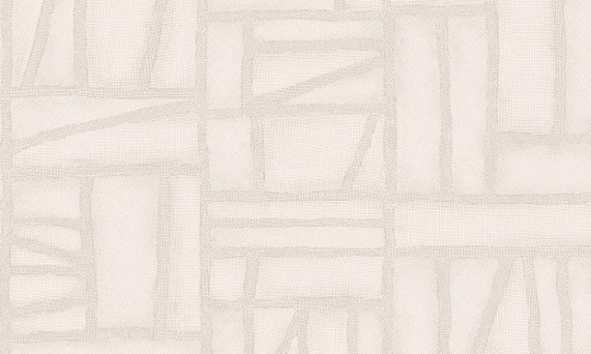 Arte 57540 Essentials Costura Bojagi Frost White - tapeta geometryczna