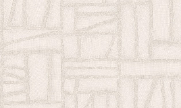 Arte 57540 Essentials Costura Bojagi Frost White - tapeta geometryczna