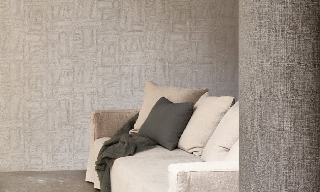 Arte 57541 Essentials Costura Bojagi Sandi - tapeta geometryczna