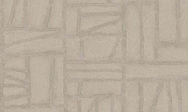 Arte 57542 Essentials Costura Bojagi Greige - tapeta geometryczna