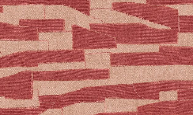 Arte 57563 Essentials Costura Gabarit Pimento Blush - tapeta w poziome paski