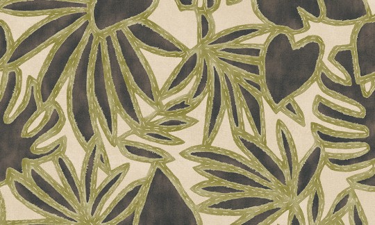 Arte 57584 Essentials Costura Botanis Moss Vanilla - tapeta w liście monstery i palm