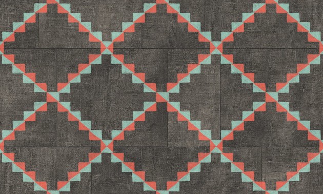 Arte 49531 Gitane Janela Raspberry - tapeta z kwadratami