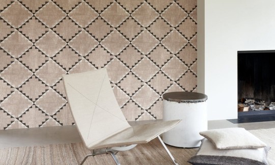 Arte 49531 Gitane Janela Raspberry - tapeta z kwadratami