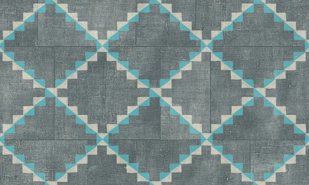 Arte 49532 Gitane Janela Jeans - tapeta z kwadratami