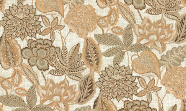 Arte 49560 Gitane Fiori Antichi Warm Greige - tapeta w kwiaty