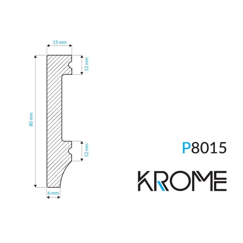 Listwa przypodłogowa Krome P8015