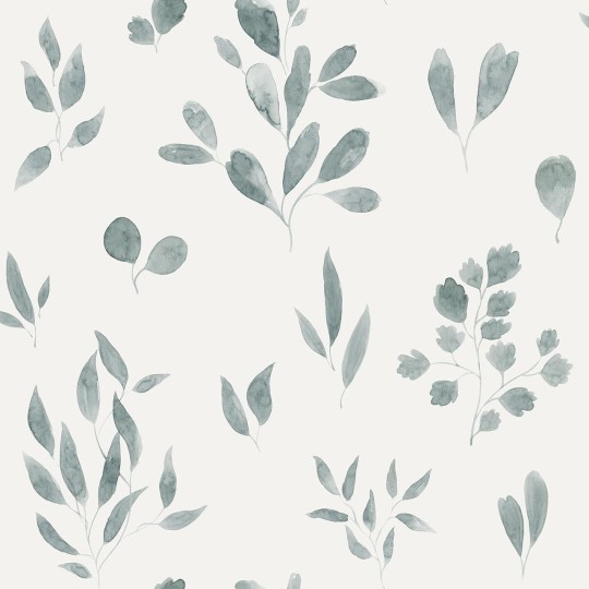 Sandberg 242-36 Familj II Belle Ocean Blue - tapeta w liście