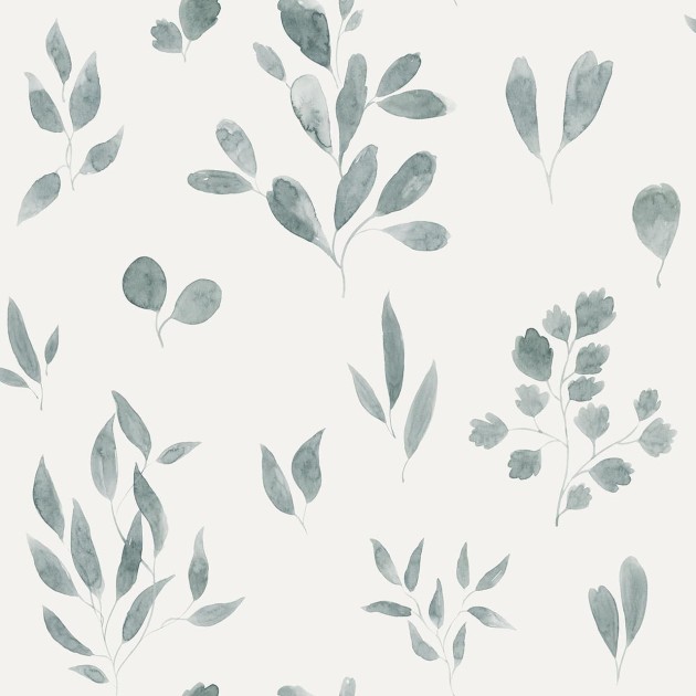 Sandberg 242-36 Familj II Belle Ocean Blue - tapeta w liście