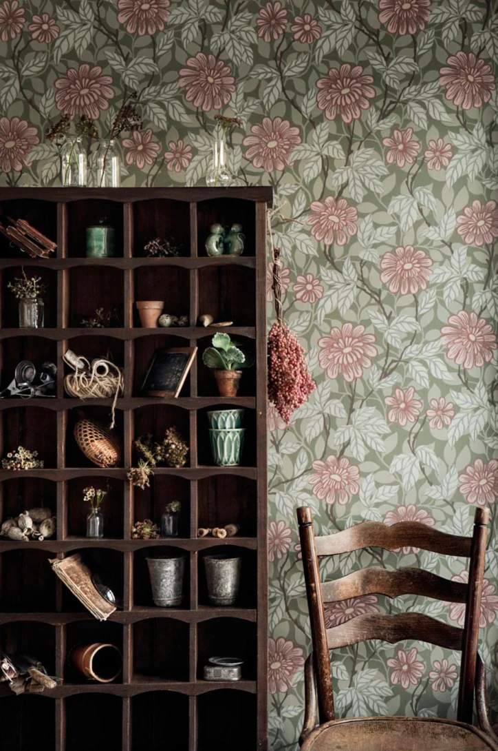 Tapeta Sandberg Villa Dalaro 426-68 Zinnia Green