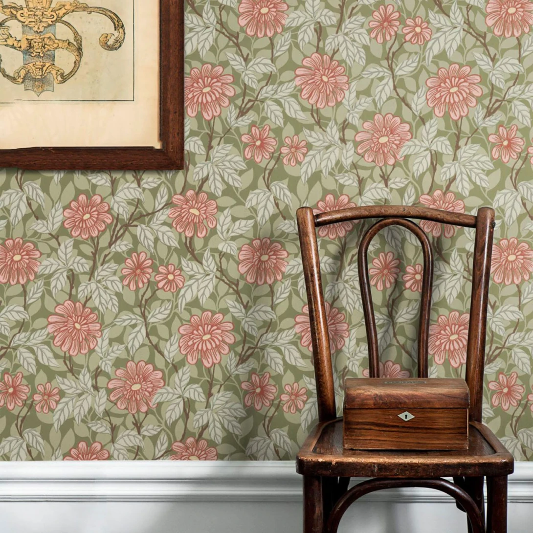 Tapeta Sandberg Villa Dalaro 426-68 Zinnia Green