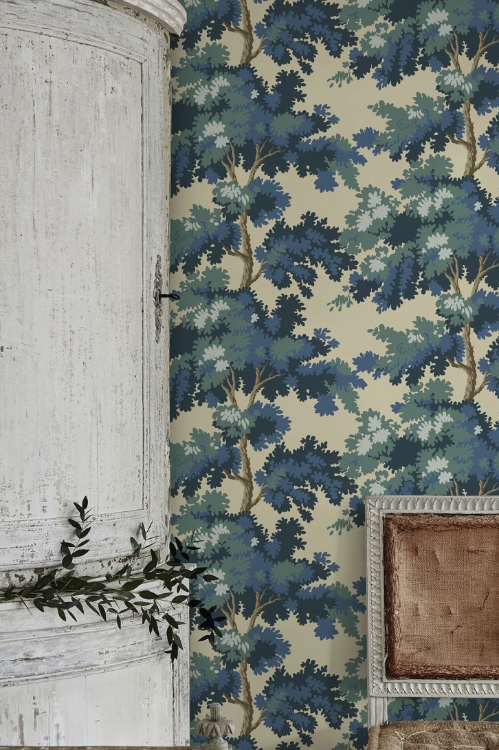 Sandberg 444-66 Special Edition Raphael Blue - tapeta z drzewami