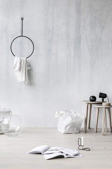 Sandberg 622-18 Special Edition Vinterskog Grey-  mural zimowy las