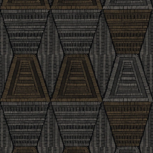 Casamance 75274690 MIRAGE Daia - tapeta geometryczna