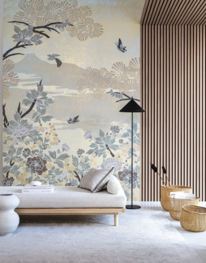 Casamance 75353976 ARCHIPEL Kansai - tapeta z roślinnym motywem